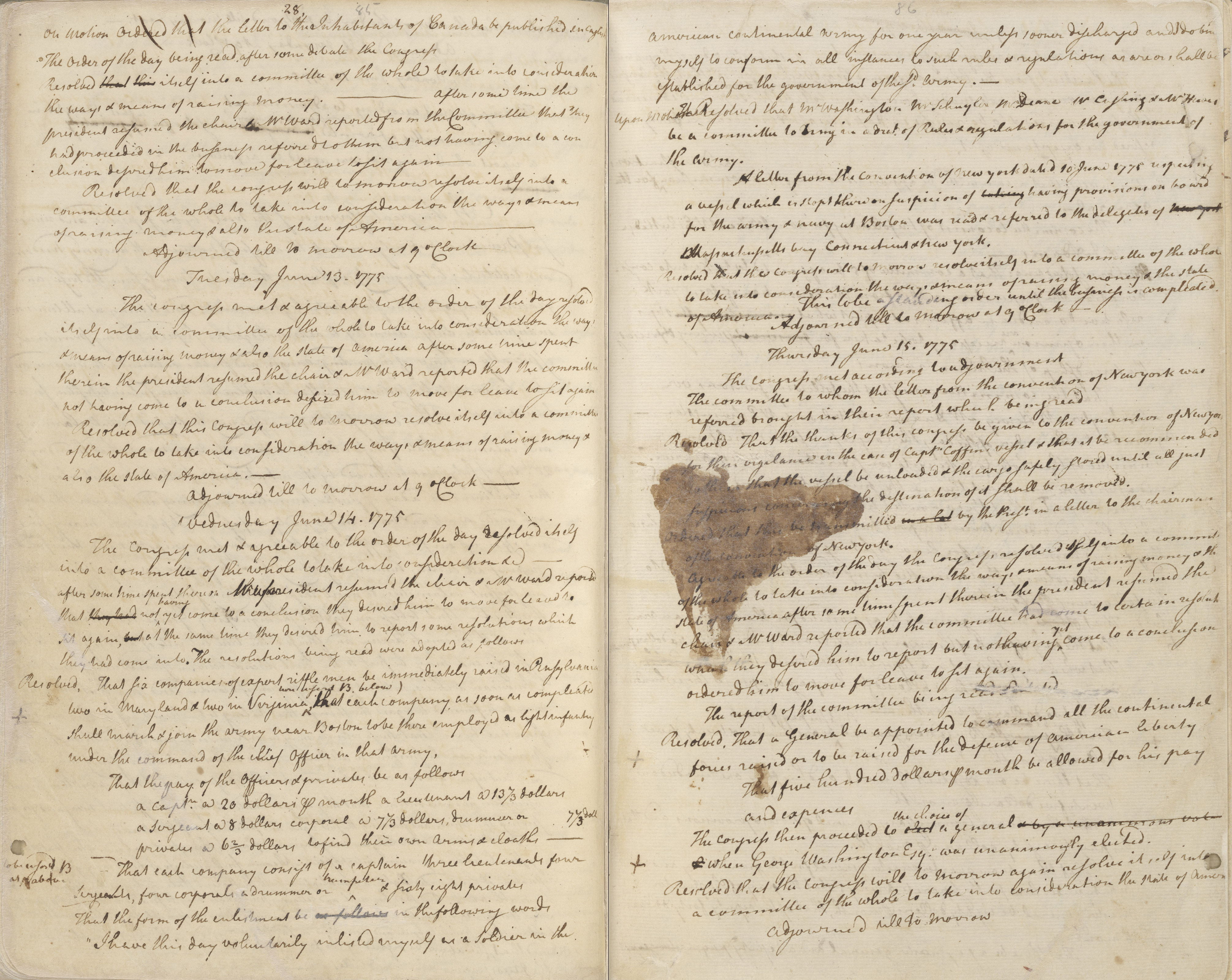 Primary source document for America Had an Army Before It Had a Country