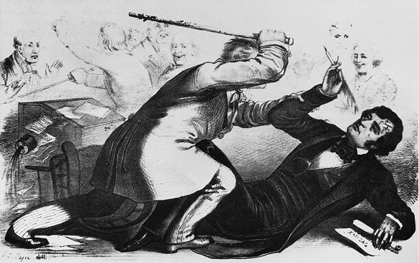 Primary source image for The Day a Congressman Beat a Senator Nearly to Death on the Senate Floor