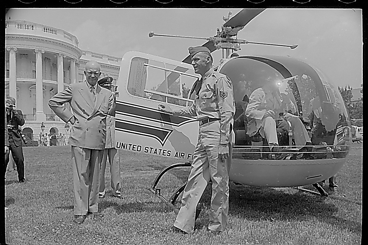 Primary source image for He Boarded a Helicopter on the White House Lawn. He Was Practicing How to Escape a Nuclear War.