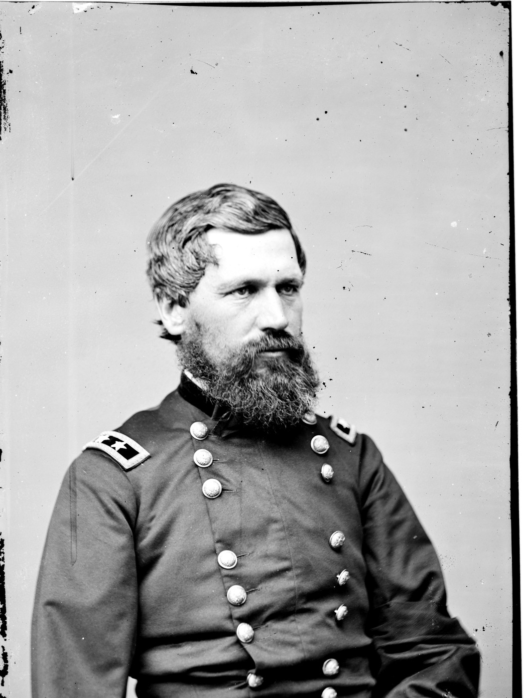 Major General Oliver O. Howard, who assumed command of the field after Reynolds's death and later held Cemetery Hill. Library of Congress.