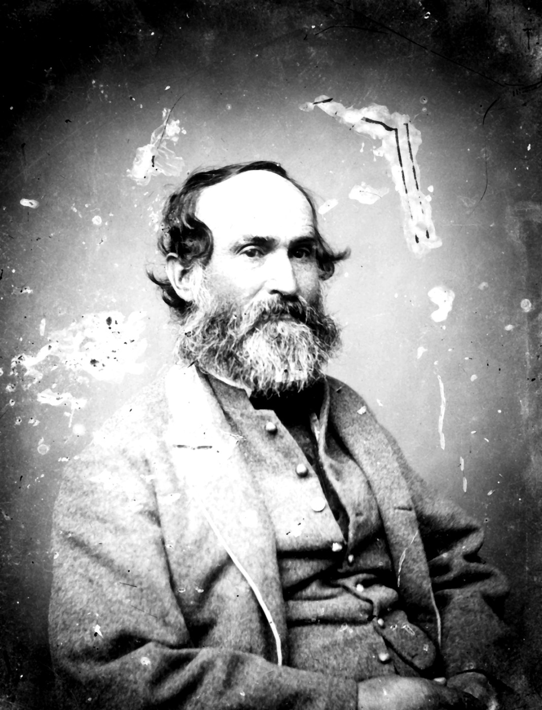 Major General Jubal A. Early, whose division routed the Eleventh Corps' flank at Barlow's Knoll. Library of Congress.