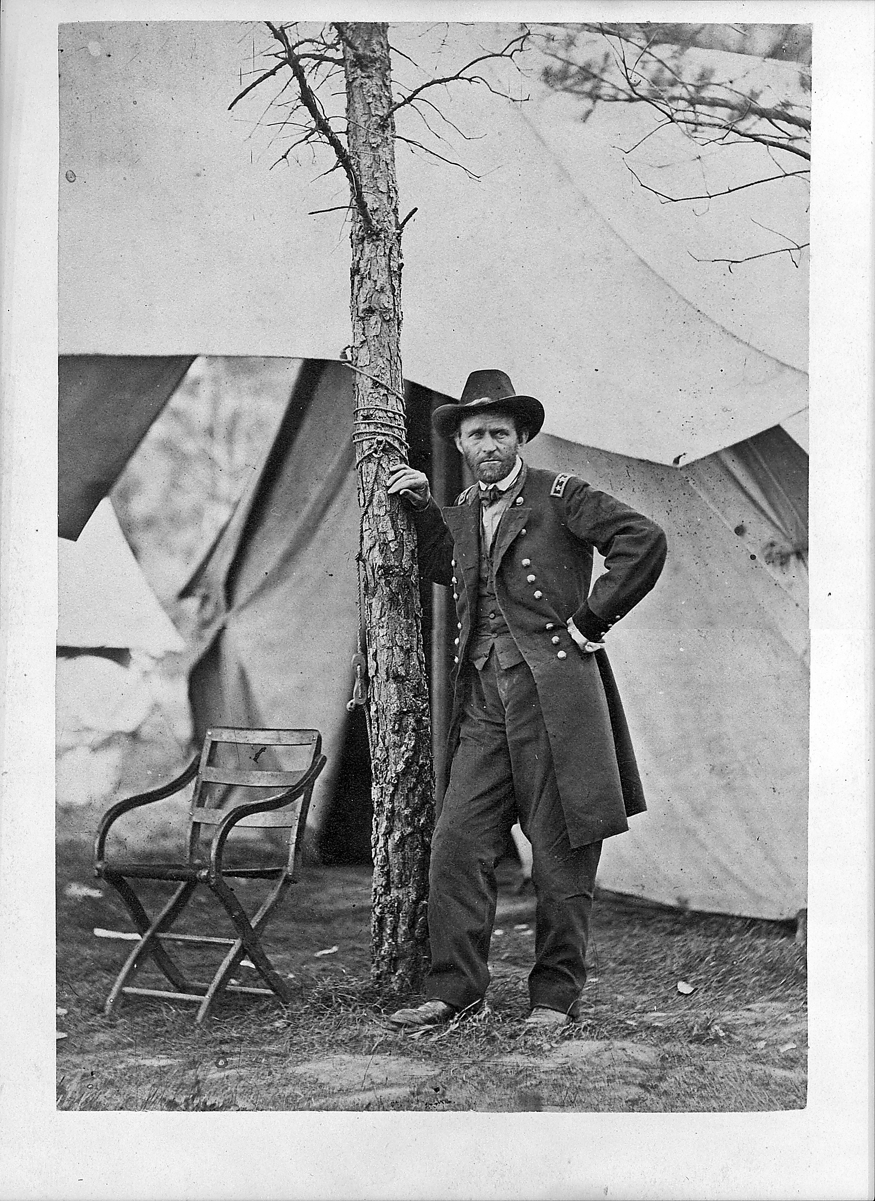 General Ulysses S. Grant at his headquarters