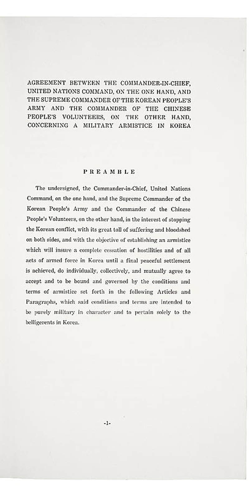 Primary source document for The Armistice That Never Became Peace