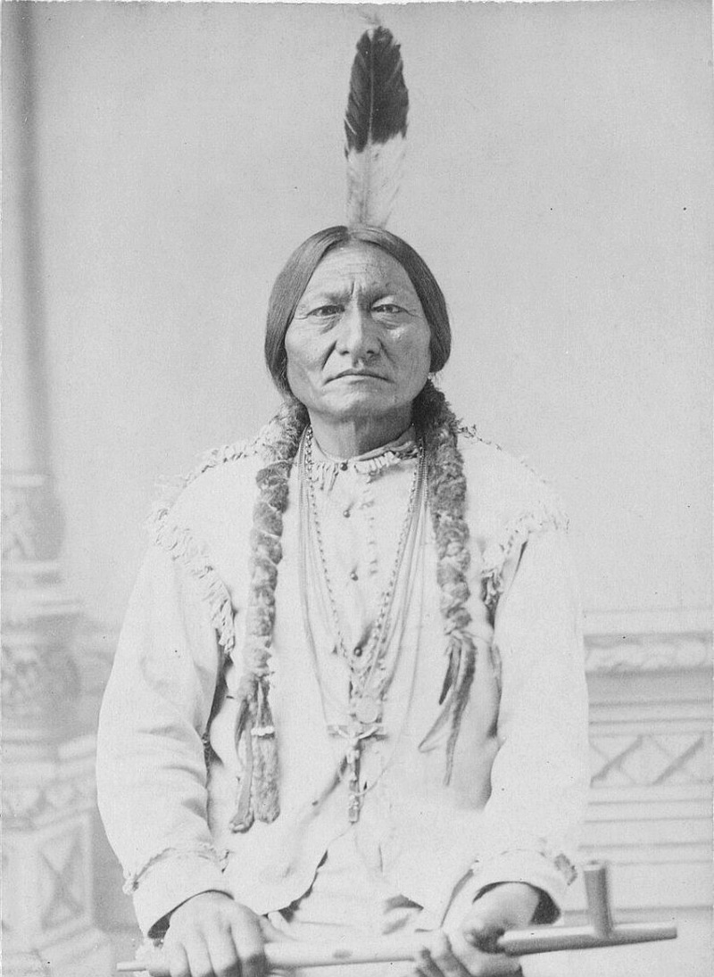 Sitting Bull, Hunkpapa Lakota spiritual leader. Photograph by D.F. Barry, Bismarck, Dakota Territory, circa 1885. Library of Congress, Prints and Photographs Division. No known restrictions on publication.