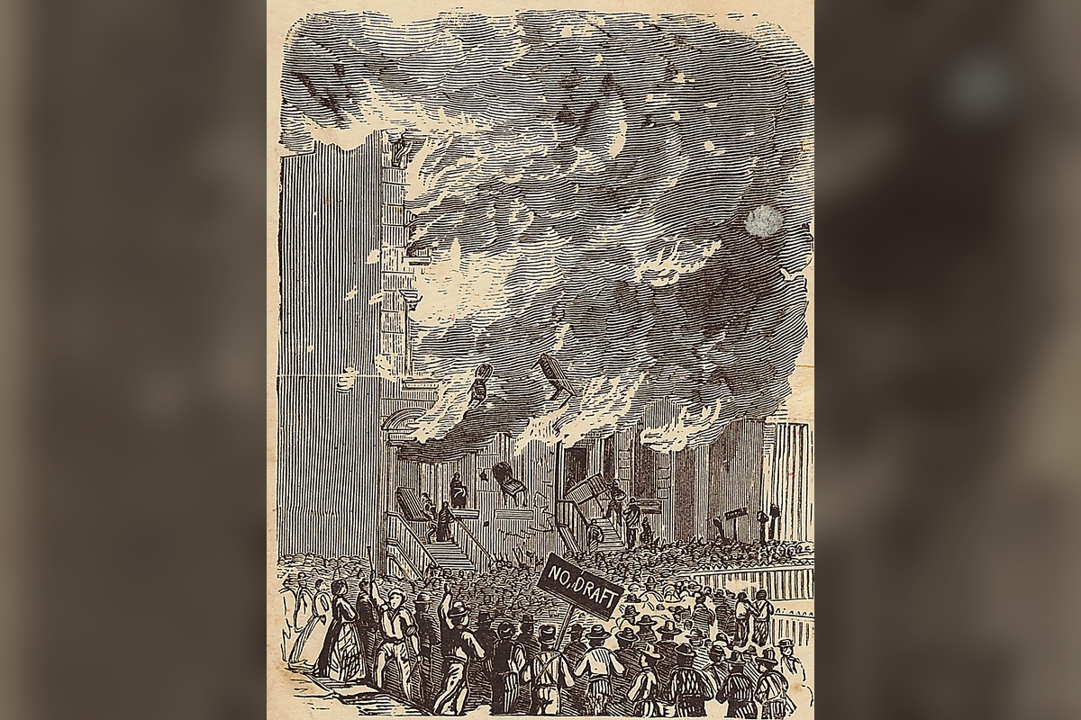 Primary source image for For Four Days, New York City Was Not Under Federal Control. The Mob Chose Who Lived.