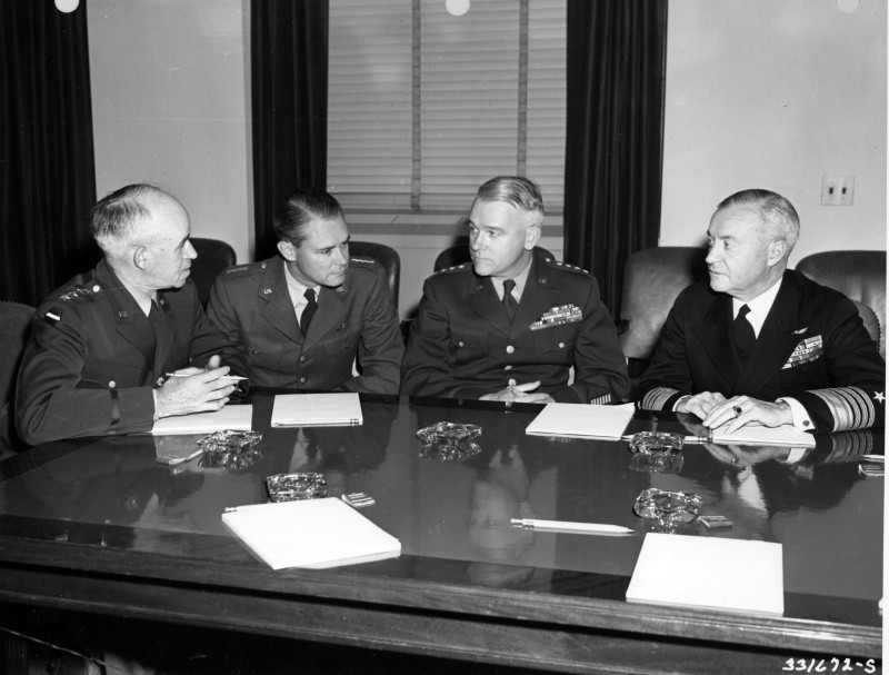Members of the Joint Chiefs of Staff in conference, circa 1945