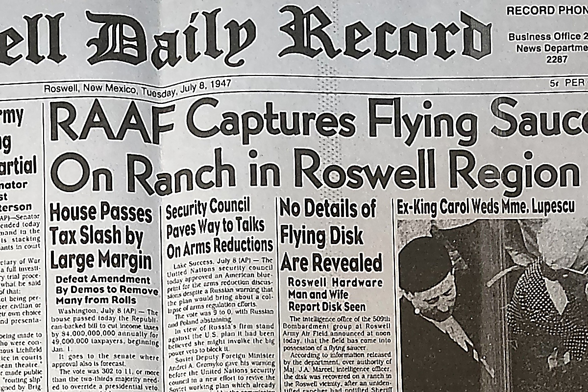 Primary source image for He Announced the Army Had Captured a Flying Saucer. The Retraction Came Twenty-Four Hours Later. The Classified Truth Stayed Buried for Forty-Seven Years.