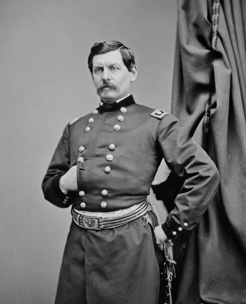 General George B. McClellan, commander of the Army of the Potomac, 1862.