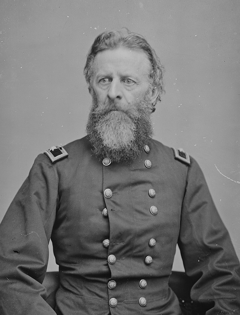 Brig. Gen. Philip St. George Cooke, U.S. Army, commander of the Cavalry Reserve.
